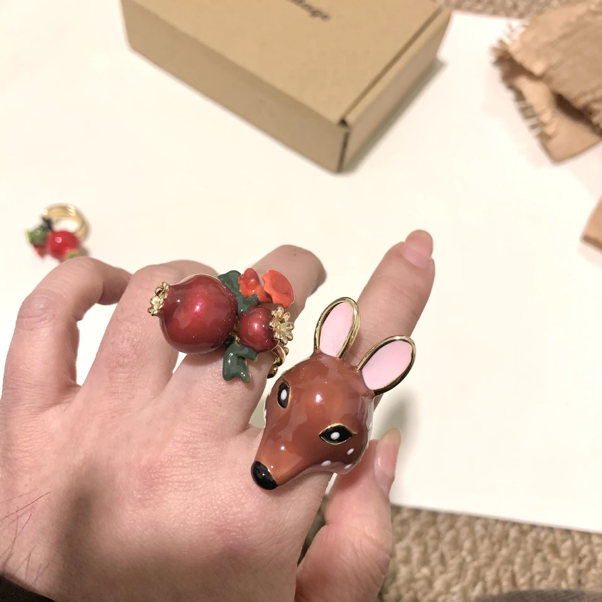 Flower Open Ring for Women